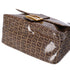 Fendi Zucchino Mama Forever Hobo Dark Beige Brown Multi Coated Canvas